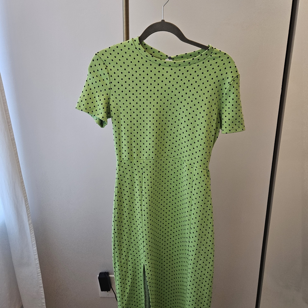 Green Polka Dot Dress